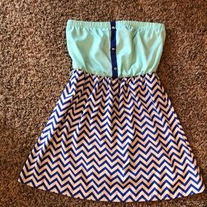 Strapless dress